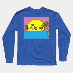 Lonely Island Relaxation Sun Long Sleeve T-Shirt